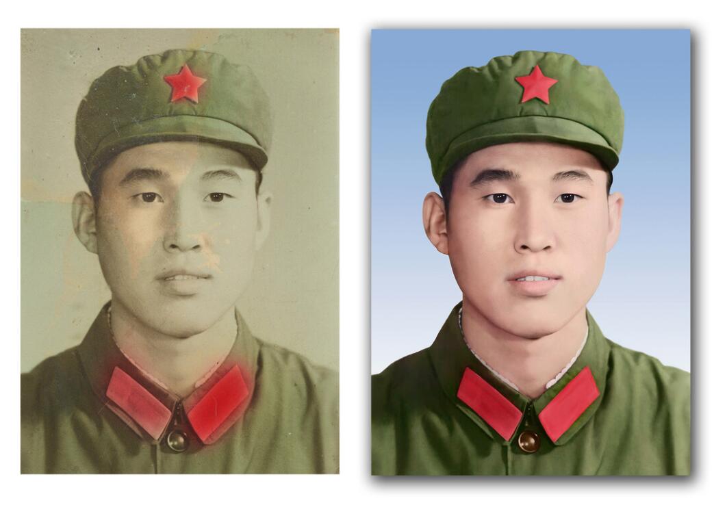 白山破损照片修复-18